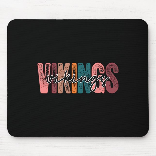 Mousepad Espírito de Equipe de Fã de Esportes Escolares  (Frente)