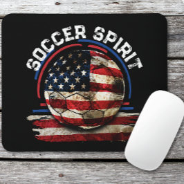 Mousepad Espírito de Futebol EUA, jogador de futebol americ