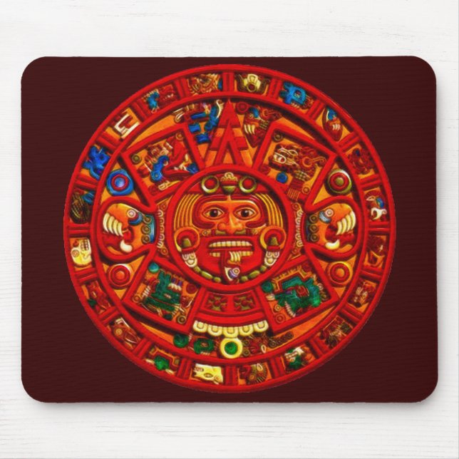Mousepad Espírito do México e Peru, Design Maias Incas (Frente)