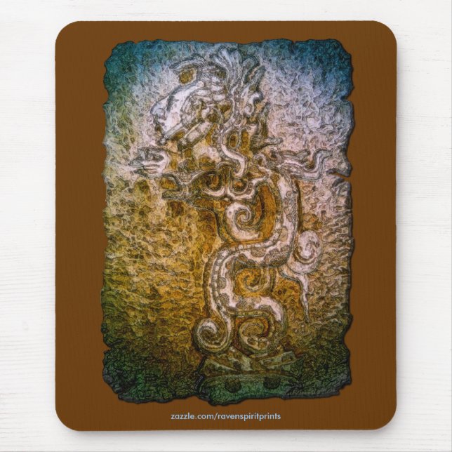 Mousepad Espírito do México e Peru, Design Maias Incas (Frente)