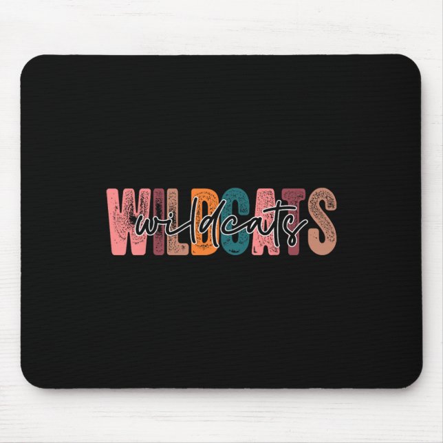 Mousepad Espírito do time de fãs do esporte escolar (Frente)