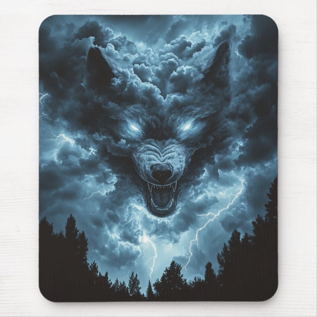 Mousepad Espírito Lobo da Tempestade (Frente)