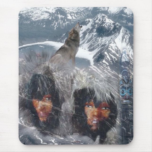 Mousepad Espírito Nativo no Alasca (Frente)