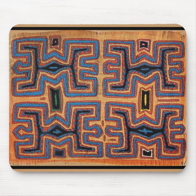 Mousepad Espíritos de Canoa Kuna Indian (Frente)