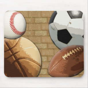 Mousepad Esportes Al-Estrela, basquetebol/futebol/futebol