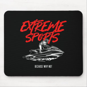 Mousepad Esportes aquáticos radicais jet ski jetski jet esq