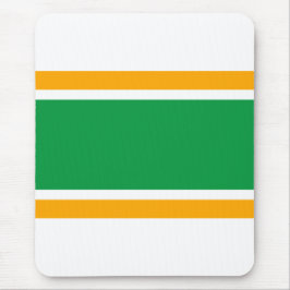 Mousepad Esportes Brancos Brilhantes Verde Amarelo-Amarelo-
