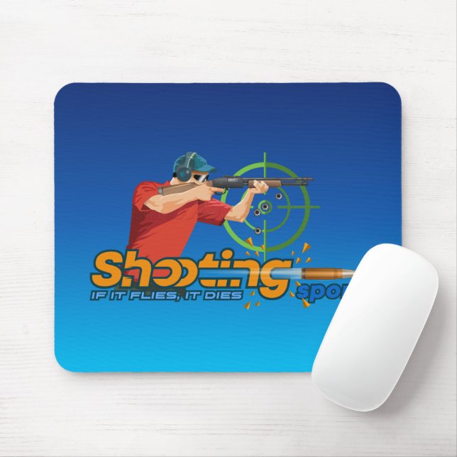 Mousepad Esportes de tiro | (Com mouse)