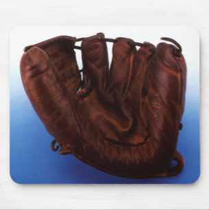 Mousepad Esportes de Vintage, luva de beisebol de couro ant