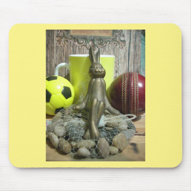 Mousepad Esportes espectadores de críquete de futebol (Frente)