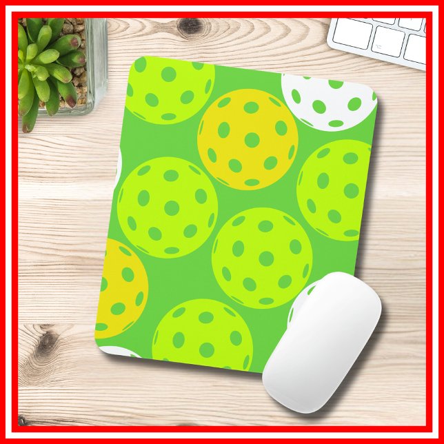 Mousepad Esportes verdes e bonitos de Festa de aniversário  (Criador carregado)