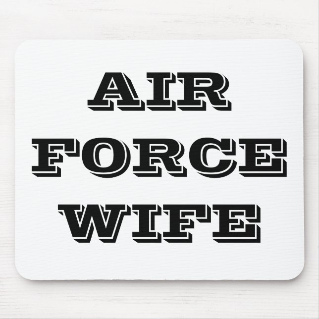 Mousepad Esposa da Força Aérea (Frente)