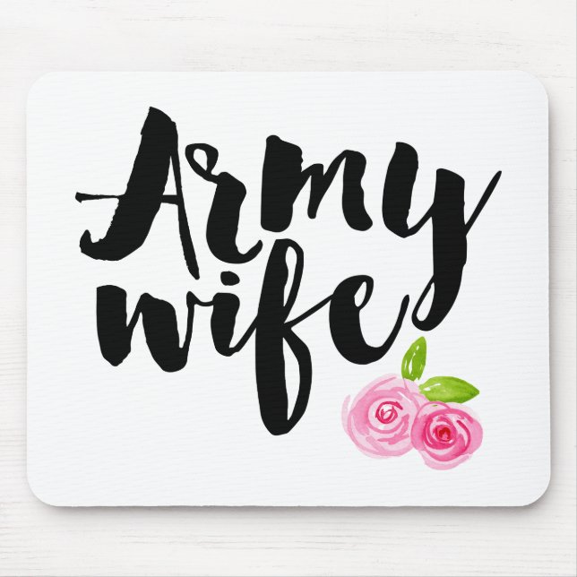Mousepad Esposa do Exército (Frente)