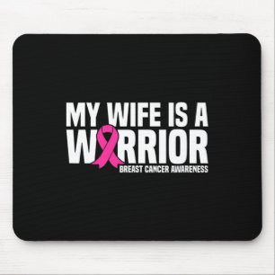 Mousepad Esposa É Um Cancer De Fita Rosa De Guerra
