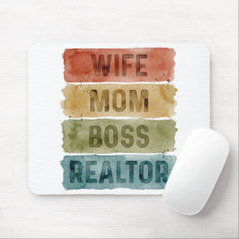 Mousepad Esposa Mãe Chefe Corretora Imobiliária Personaliza