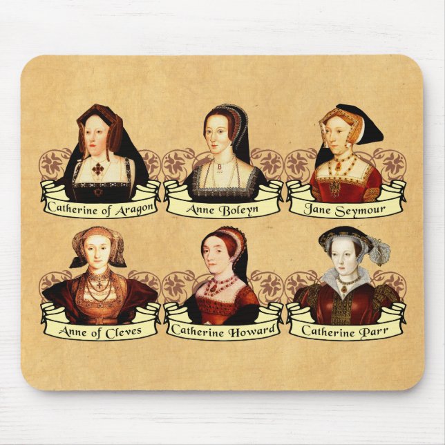 Mousepad Esposas SIx de Henry VIII Clássico (Frente)