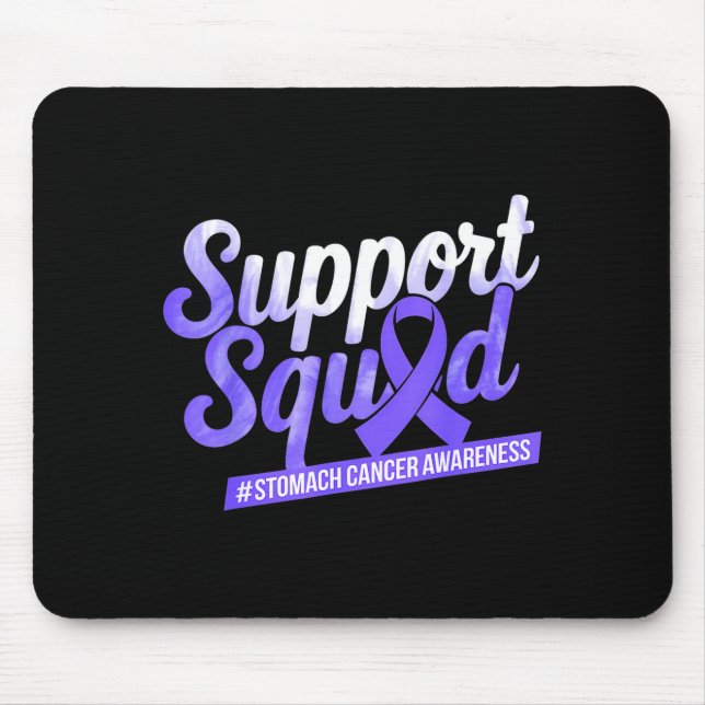 Mousepad Esquadra de apoio à conscientização sobre o câncer (Frente)