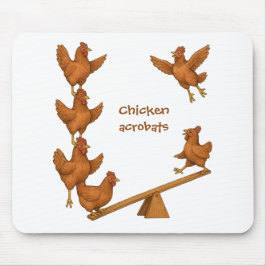 Mousepad Esquadrão acrobático de Frangos Alegres