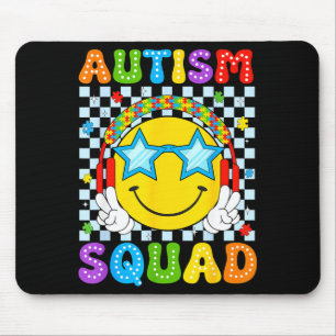Mousepad Esquadrão autismo puzzle engraçado conscientização
