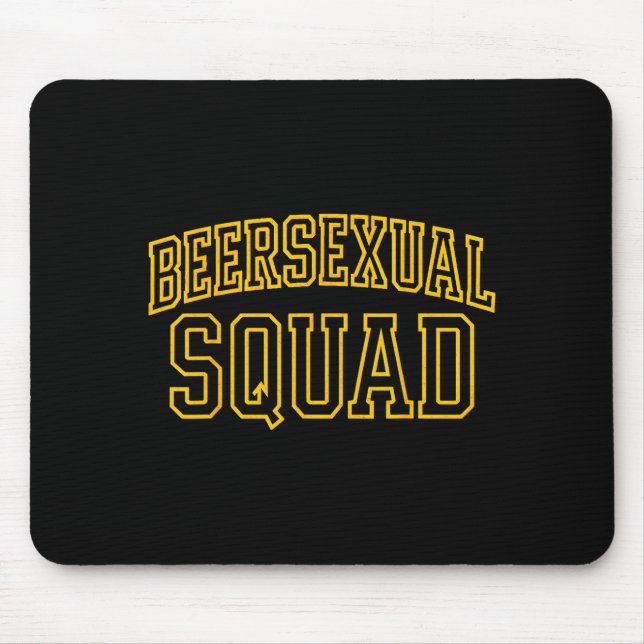 Mousepad Esquadrão Beerual Grupo de Correspondência Design  (Frente)