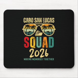 Mousepad Esquadrão Cabo San Lucas 2026 Férias Amigos Famíli