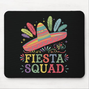 Mousepad Esquadrão da Festa Cinco de Maio Família Combinand