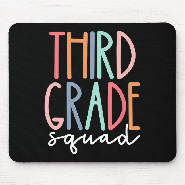Mousepad Esquadrão da Terceira Série Equipe de Professores  (Frente)