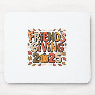 Mousepad Esquadrão de Amigos Dando Ação de Graças de Outono
