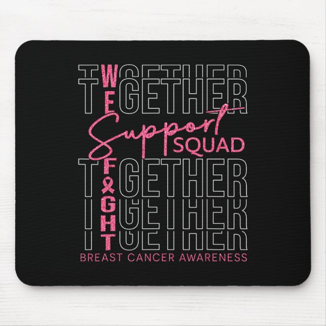 Mousepad Esquadrão De Apoio À Consciência Do Cancer Que Com (Frente)