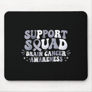 Mousepad Esquadrão de apoio à conscientização sobre câncer