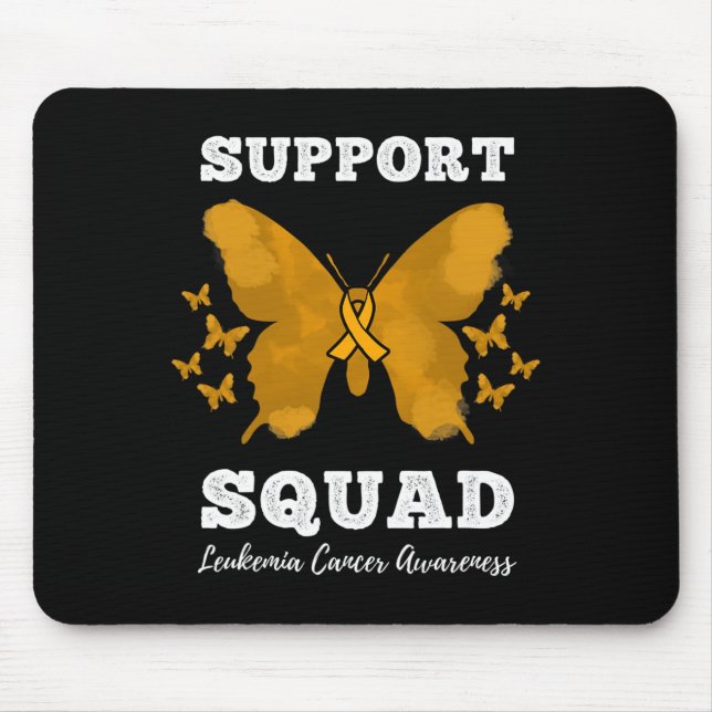 Mousepad Esquadrão de Apoio Conscientização do Câncer de Le (Frente)
