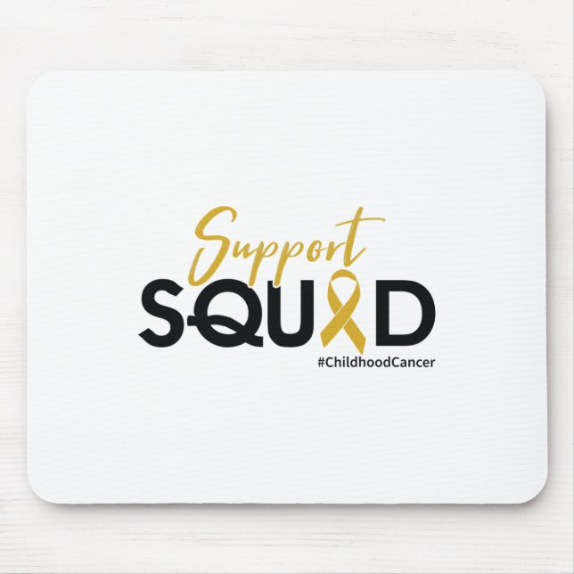 Mousepad Esquadrão de Apoio - Conscientização sobre Câncer  (Frente)
