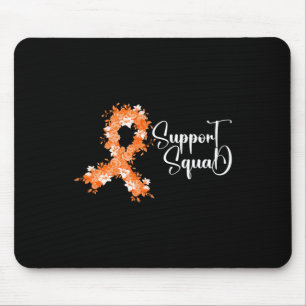 Mousepad Esquadrão de Apoio Fita Laranja Leucemia Câncer de