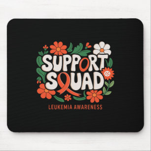 Mousepad Esquadrão de Apoio Fita Laranja Leucemia Câncer de