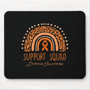 Mousepad Esquadrão de Apoio Fita Laranja Leucemia Câncer de