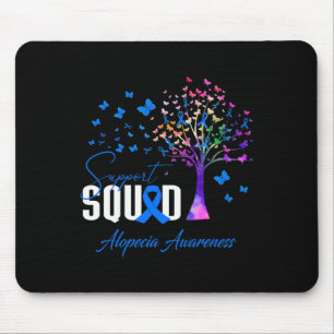 Mousepad Esquadrão De Apoio Para A Consciência Da Alopecia