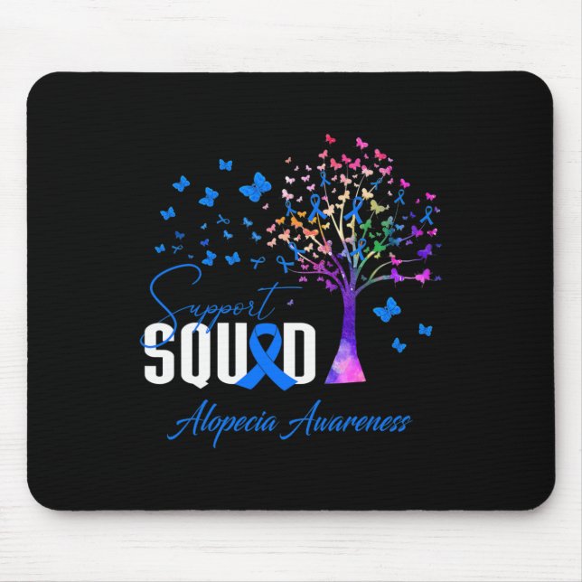 Mousepad Esquadrão De Apoio Para A Consciência Da Alopecia (Frente)
