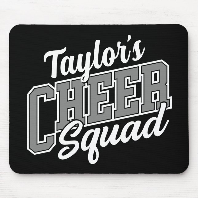 Mousepad Esquadrão de Cheque da Escola de Cheerleader de NO (Frente)