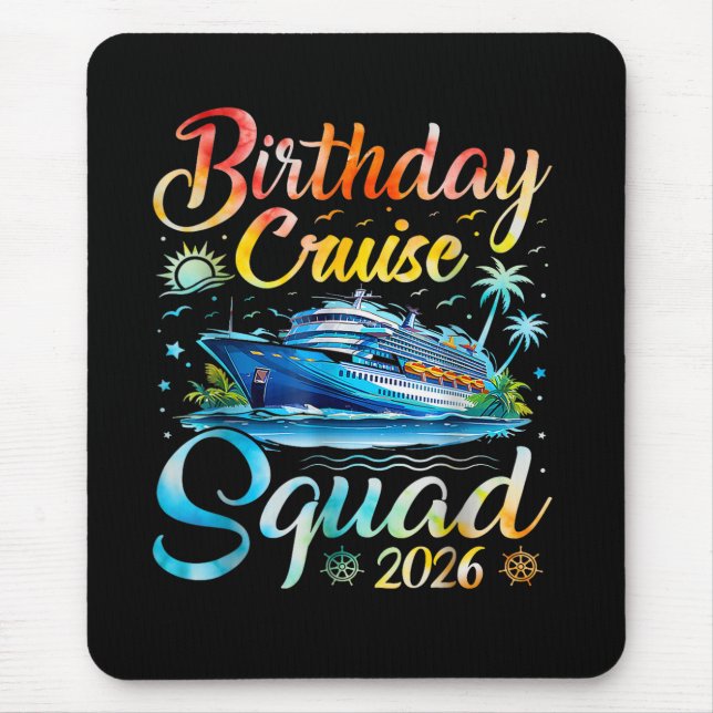 Mousepad Esquadrão de Cruzeiro de Aniversário 2026 (Frente)