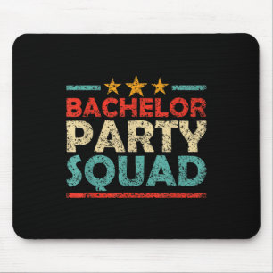 Mousepad Esquadrão de Despedida de Solteiro Equipe Noiva No