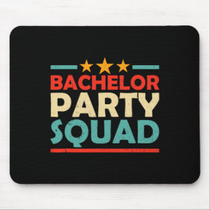 Mousepad Esquadrão de Despedida de Solteiro Equipe Noiva No