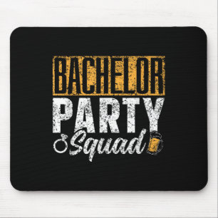 Mousepad Esquadrão de Despedida de Solteiro Noiva Noivo Equ