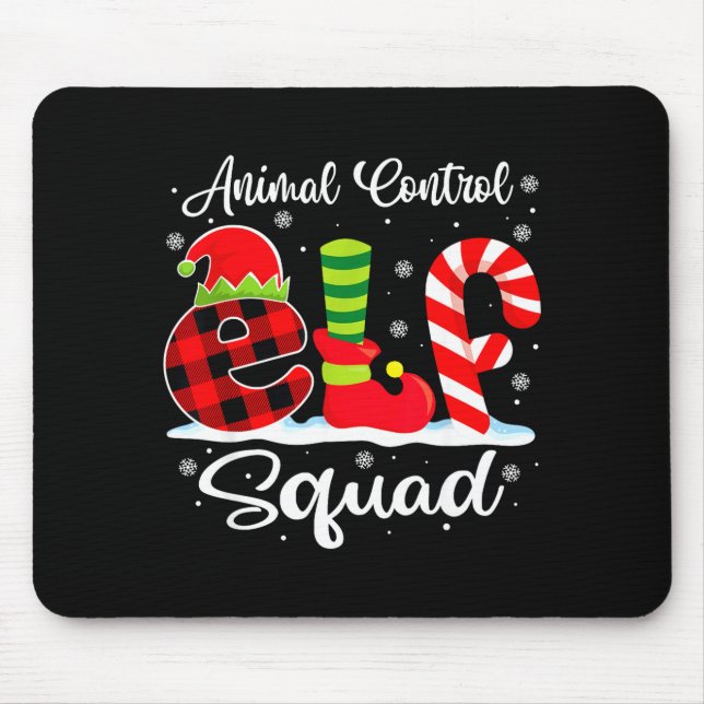Mousepad Esquadrão de Elfo de Controle de Animais Oficial d (Frente)