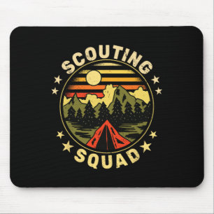 Mousepad Esquadrão de Escotismo Escoteiros Vintage Acampame