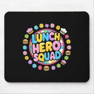 Mousepad Esquadrão de Heroínas do Almoço Préppy de Volta às