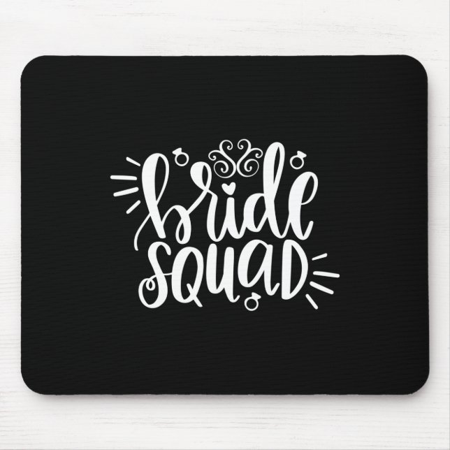 Mousepad Esquadrão de Noiva de Presente de Casamento (Frente)