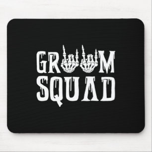 Mousepad Esquadrão de Noivo Assustador Casamento Gótico de
