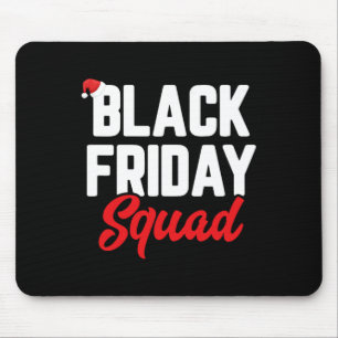 Mousepad Esquadrão de sexta-feira negro comprando família e