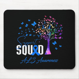 Mousepad Esquadrão De Suporte Para Sensibilização Do Als