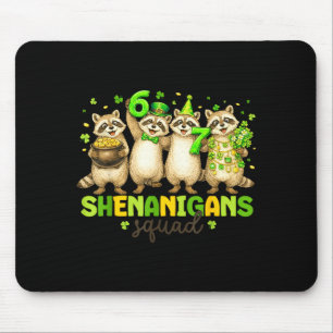 Mousepad Esquadrão de travessuras guaxinim para crianças mu